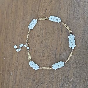 Vintage Hobé Choker Glass Bead Necklace